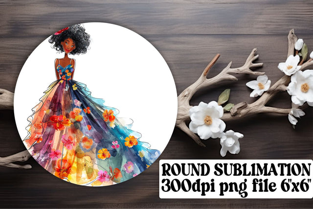 Lovely Couple Watercolor Sublimation Set Sublimation afrosvg 