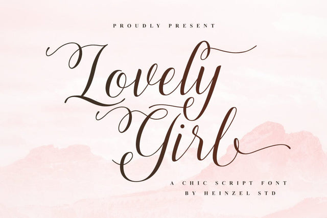Lovely Girl - A Chic Script Font Heinzel Studio 