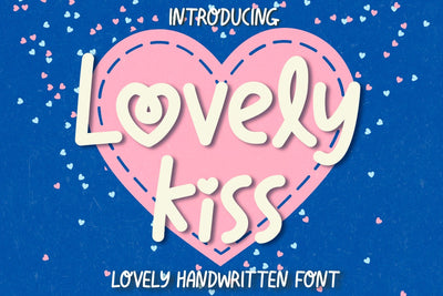Lovely Kiss - Handwritten Font Font Jyllyco 
