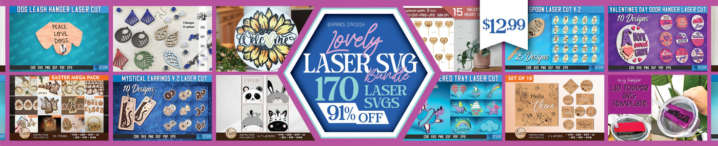 Lovely Laser SVG Bundle