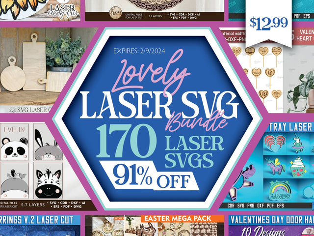 Lovely Laser SVG Bundle Bundle So Fontsy Design Shop 