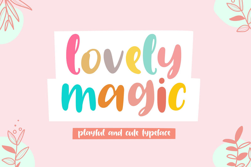 Lovely Magic Font Holydie Studio 