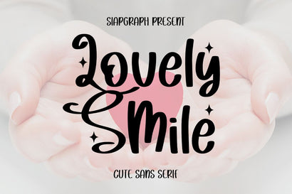 Lovely Smile - Valentine Font Font Masyafi Studio 