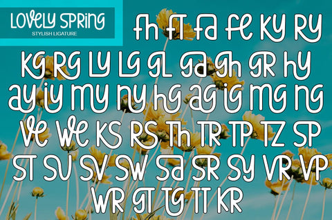 Lovely Spring Font Suza Studio 