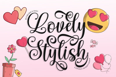 Lovely Stylish Font Suza Studio 