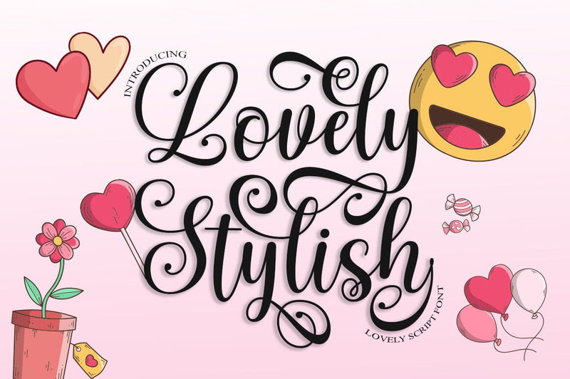 Lovely Stylish Font Suza Studio 