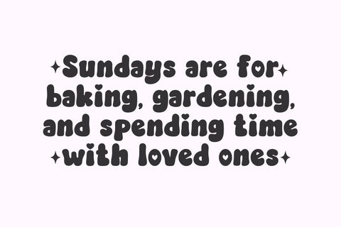 Lovely Sunday - Lovely Groovy Font Font Masyafi Studio 