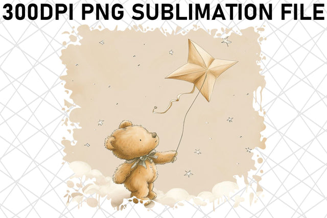 Lovely Teddy Bear Watercolor Artwork Collection for Crafters Sublimation afrosvg 