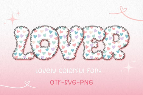 Lover - Color Font Font AnningArts Design 
