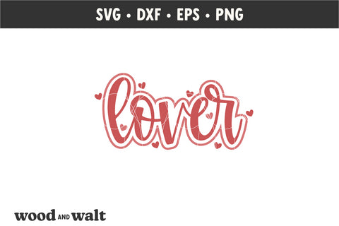 Lover Outline SVG | Valentine's Day Cut File SVG Wood And Walt 