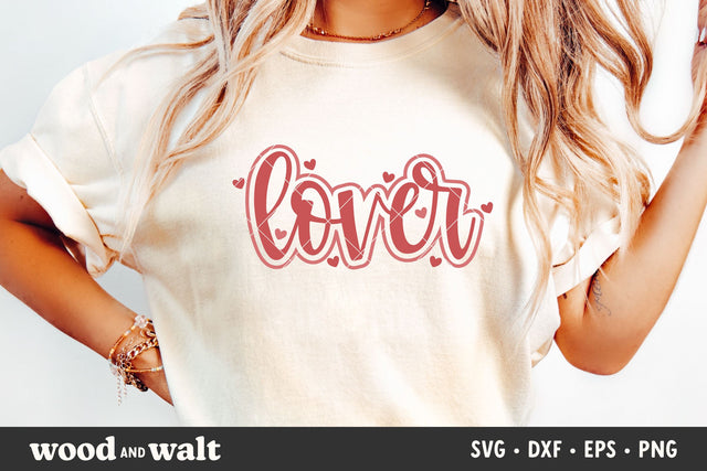 Lover Outline SVG | Valentine's Day Cut File SVG Wood And Walt 