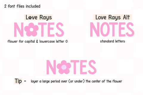 Loverays - Cute Handwritten Font Font KA Designs 