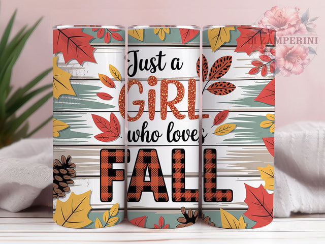 Loves Fall Cozy 20oz Tumbler, Autumn Theme, Seasonal Quote, Cute Design, Cozy Wrap, Sublimation Design, PNG File Sublimation Li Zamperini 