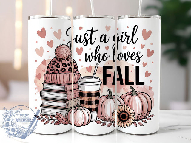 Loves Fall Pumpkin Season Autumn Tumbler, Autumn Cup Wrap, 20Oz Sublimation, Cozy Pumpkin Drinkware, Fall Lover Mug, Rustic Autumn Wrap, Pumpkin Season Cup Print Sublimation ToriDesigns 