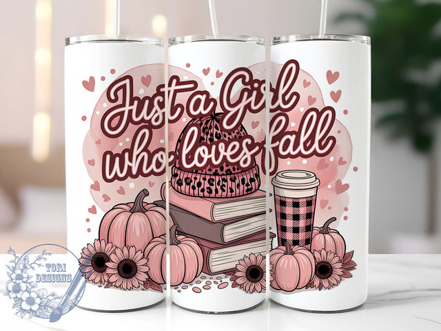 Loves Fall Pumpkin Season Autumn Tumbler, Autumn Cup Wrap, 20Oz Sublimation, Cozy Pumpkin Drinkware, Fall Lover Mug, Rustic Autumn Wrap, Pumpkin Season Cup Print Sublimation ToriDesigns 