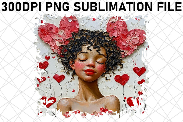 Love's Watercolor Adventure: Valentine's Sublimation Sublimation afrosvg 