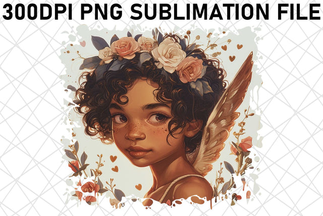 Love's Watercolor Fantasy: Valentine's Sublimation Sublimation afrosvg 