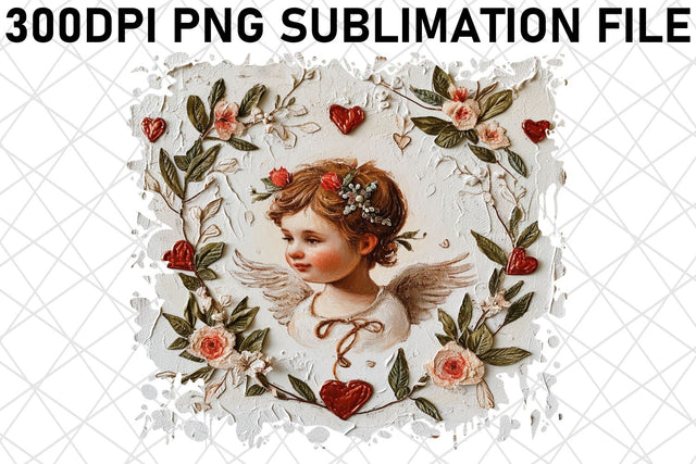 Love's Watercolor Reverie: Valentine's Sublimation Sublimation afrosvg 