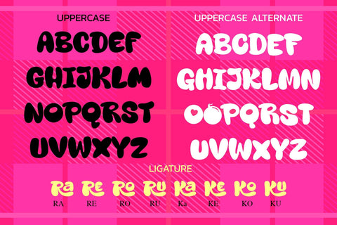 LoveXXBomb Font BB Digital Arts 