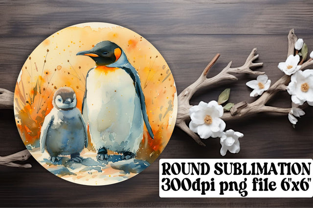 Loving Animal Family Sublimation Collection - Round, Keychain, Car Coaster Sublimation afrosvg 