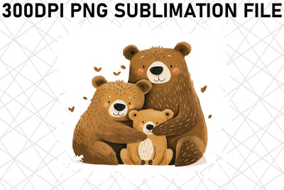 Loving Mama Bear Hug: Mother's Day Sublimation Sublimation afrosvg 