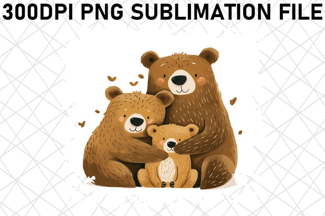 Loving Mama Bear Hug: Mother's Day Sublimation Sublimation afrosvg 