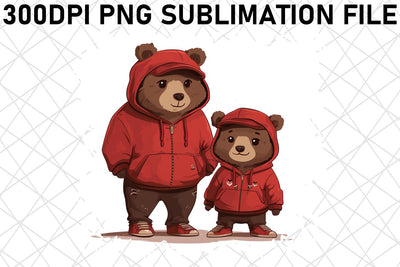 Loving Mama Bear: Mother's Day Sublimation Graphic Sublimation afrosvg 