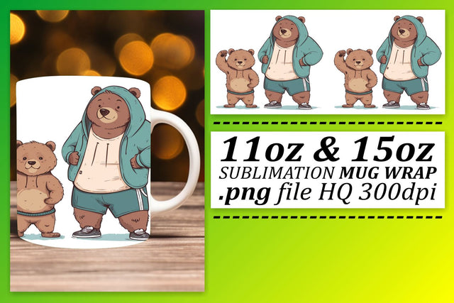 Loving Mama Bear Sublimated Bliss Sublimation afrosvg 