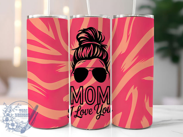 Loving Messy Bun Mother's Day Tumbler, Mom Bun Tumbler Wrap, 20oz Sublimation PNG, Mother’s Day Gift Tumbler, Cute Momlife Design, Messy Bun Mom Wrap, Loving Mom Quote Tumbler Sublimation ToriDesigns 