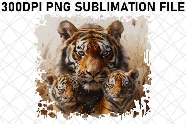 Loving Mom & Baby Animal Sublimation Art Sublimation afrosvg 