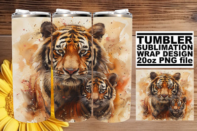 Loving Mom & Baby Animal Tumbler: Mother's Joy Sublimation afrosvg 