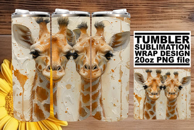 Loving Mom & Baby Animal Tumbler Wrap: Mom's Love Sublimation afrosvg 