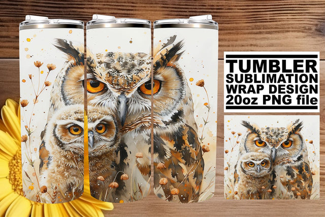 Loving Mom & Child Wildlife Tumbler: Mother's Joy Sublimation afrosvg 