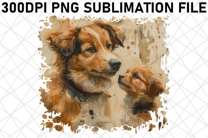 Loving Mother & Baby Animal Sublimation Design Sublimation afrosvg 