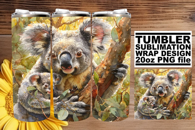 Loving Watercolor Mommy & Child Tumbler: Motherly Love Sublimation afrosvg 