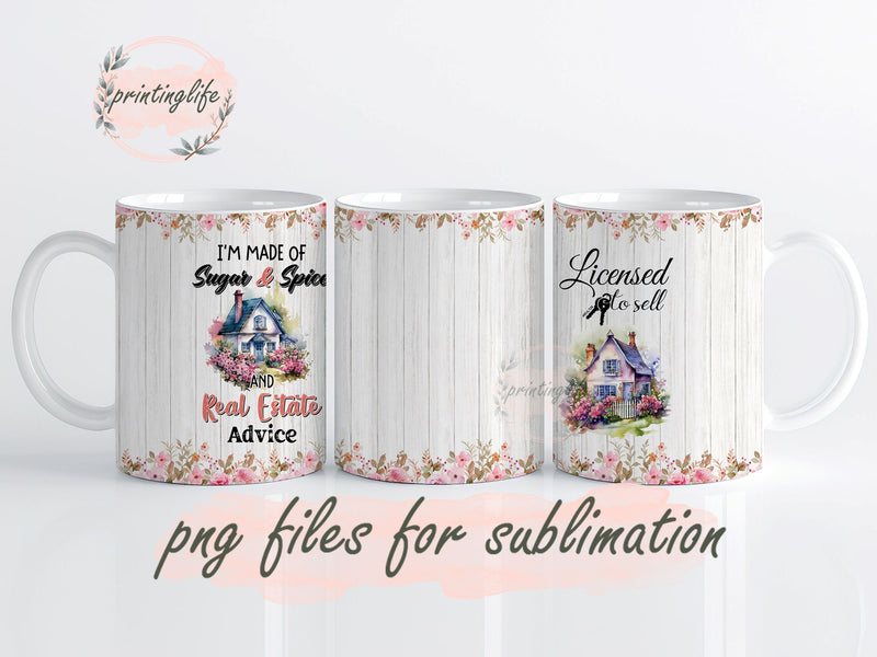 lower Floral Housing Cute Coffee Breath Dragonfly Mug Wrap Design, Instant Digital Design Download Mug Wrap Design, Mug Design PNG Sublimation PrintingLife 