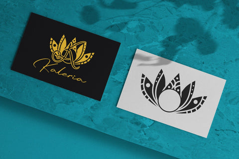 Loyal Lotus Mandala Monogram Font Dm Letter Studio 