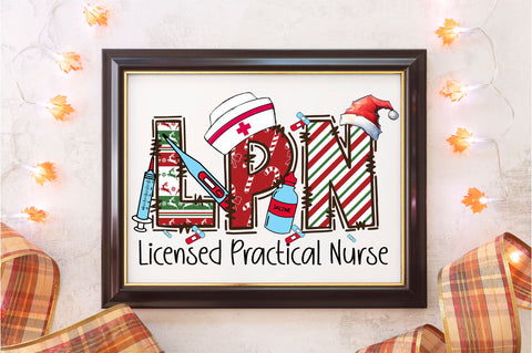 LPN licensed practical nurse png design Sublimation Regulrcrative 