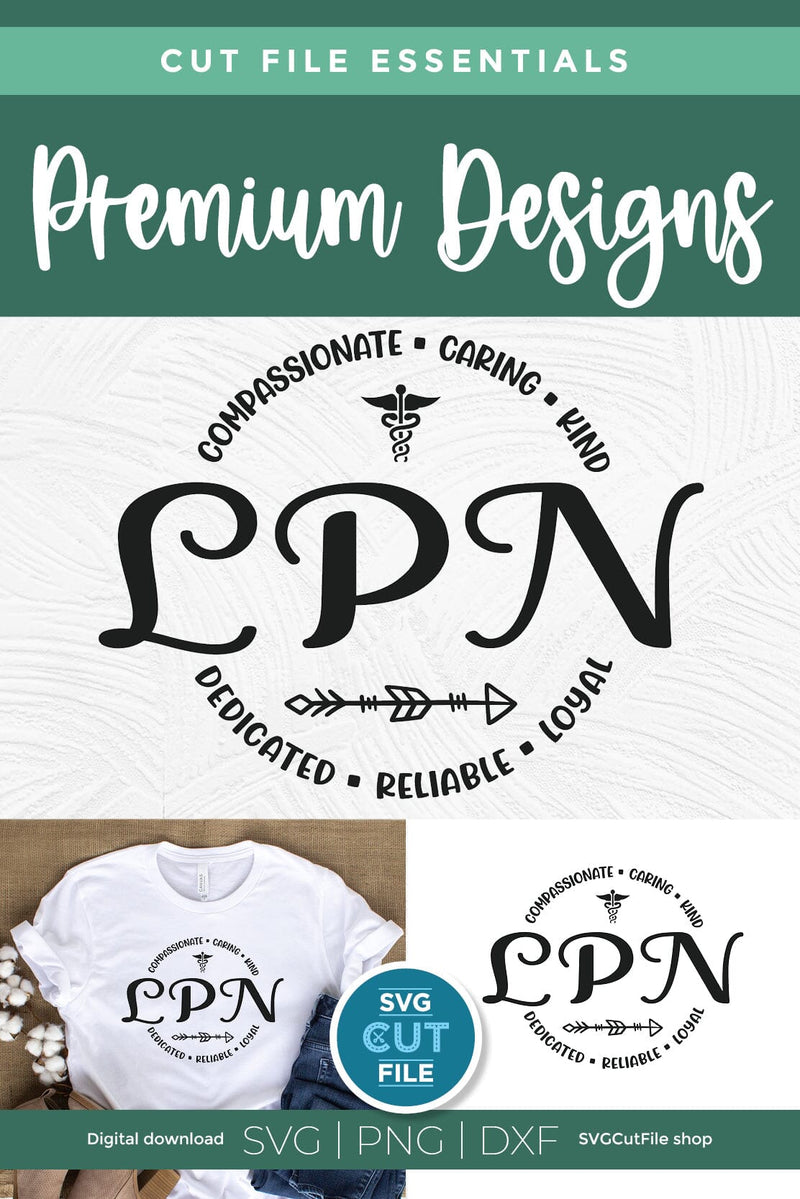 LPN svg, Licensed Practical Nurse svg, nurse appreciation svg - So Fontsy