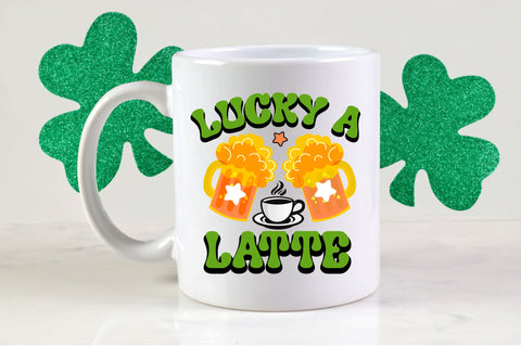 lucky a latte svg design SVG Regulrcrative 