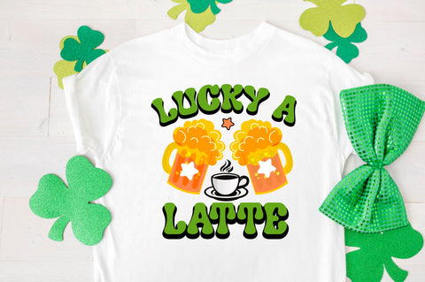 lucky a latte svg design SVG Regulrcrative 
