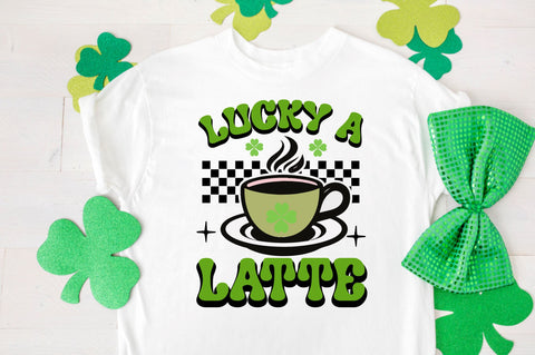 lucky a latte SVG design SVG Regulrcrative 