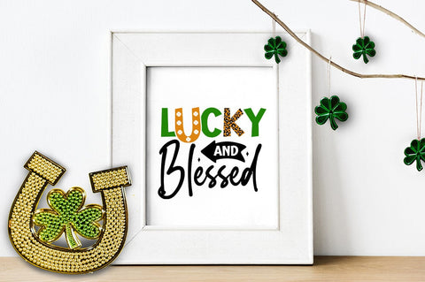 Lucky and blessed SVG Design SVG Designangry 