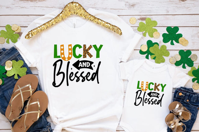 Lucky and blessed SVG Design SVG Designangry 