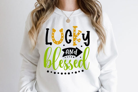 Lucky And Blessed SVG Design SVG Designangry 