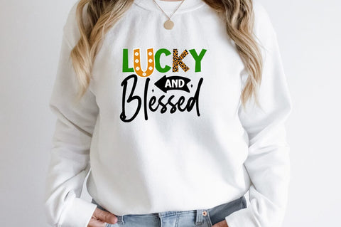 Lucky and blessed SVG Design SVG Designangry 