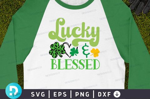 Lucky & blessed SVG Design SVG Regulrcrative 