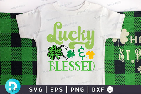 Lucky & blessed SVG Design SVG Regulrcrative 