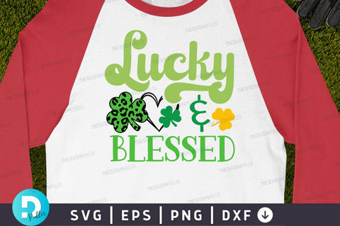 Lucky & blessed SVG Design SVG Regulrcrative 