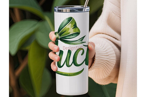 Lucky Bow 20oz Tumbler Design Sublimation DesignSVG 